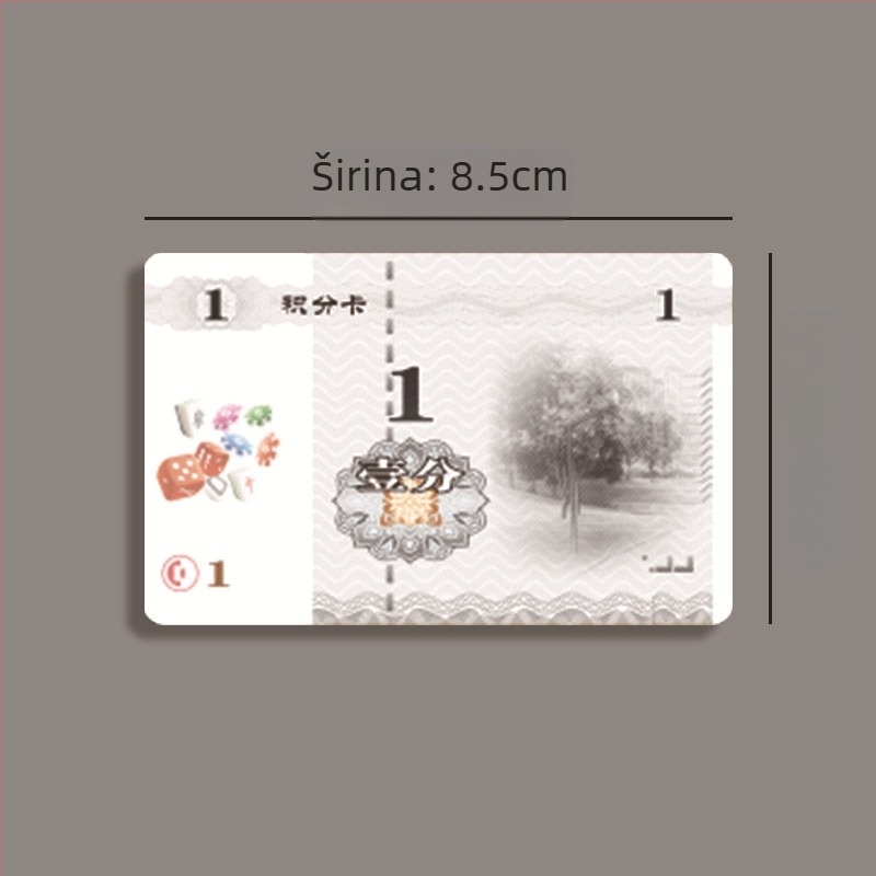 Čipovi za mahjong sobu — 200 komada u kutiji, materijal: Drugo, prilagodljivo