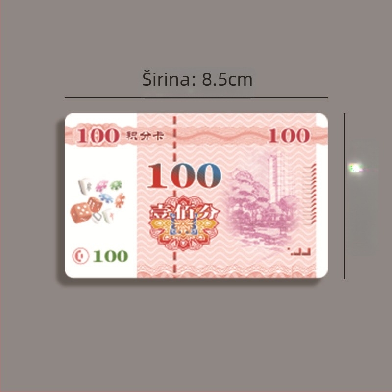 Čipovi za mahjong sobu — 200 komada u kutiji, materijal: Drugo, prilagodljivo