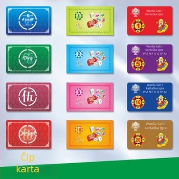 Ouya PVC poker žetoni – 100 komada, za Mahjong, šah i kartične igre i Texas Hold'em