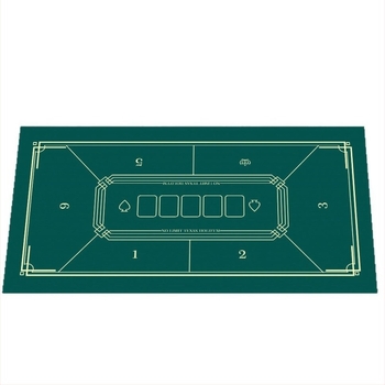 Podloga za stol za poker, Mahjong, šah i karte — prirodna guma, protuklizna, prijenos topline, mogućnost tiskanja logotipa