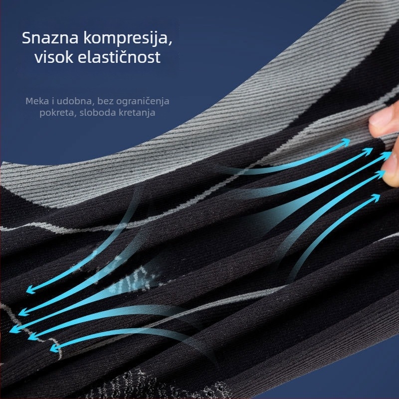 Zimska maska za biciklizam s kapuljom — otporna na vjetar, topla, pletena zaštita za lice, materijal najlon, marka Jingxing, unisex