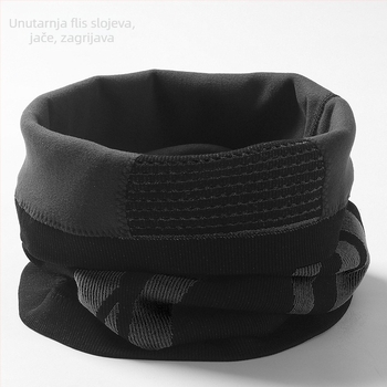 Ciklistički šal za vrat, debela pletenina, zimska toplina, unisex, Sirius