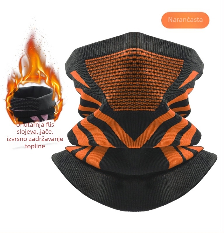 Ciklistički šal za vrat, debela pletenina, zimska toplina, unisex, Sirius