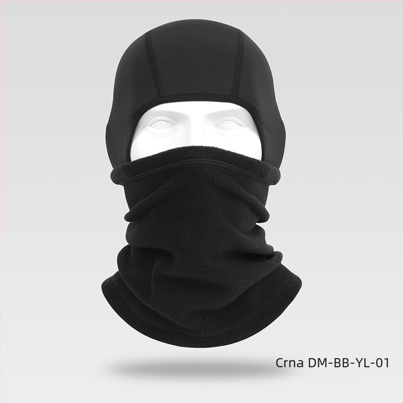 Maska za biciklizam s polarnim flisom, zimska kapa za vožnju i skijanje, poliester, marke Ruidong, unisex, otporna na vjetar