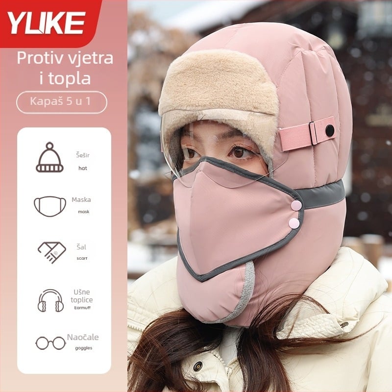 Maska za biciklizam (vodootporna tkanina, marka Yuke, unisex, nije uvozena)