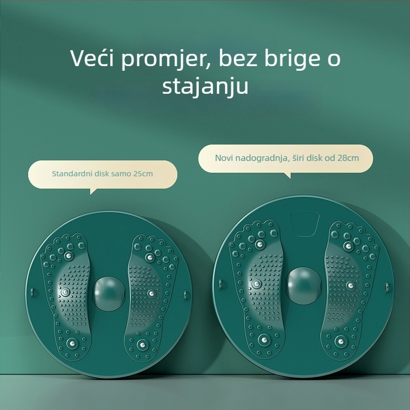 Magnetska ploča za zakretanje struka – ABS, Adventure Fox, kućna fitness oprema, težina pakiranja 900 g