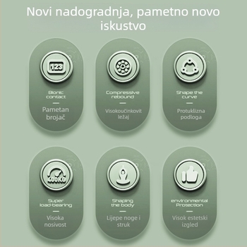 Zhijia elektronički torzijski disk za kućnu vježbu, ABS