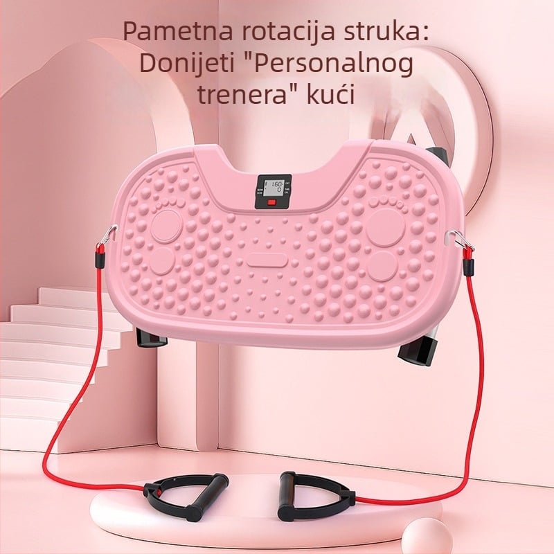 Kućni tiho uređaj za trbušnjake s elektroničkim brojavanjem ponavljanja, višefunkcionalna ploča za uvijanje struka, PP materijal