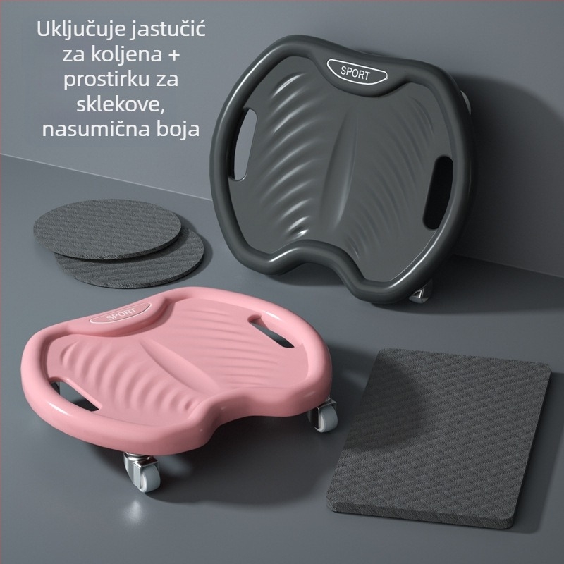 Kružni kolut za trbušnjake s četiri kotača – tiho djelovanje, model JFP-A, težina 0.8 kg, Kang Zhe