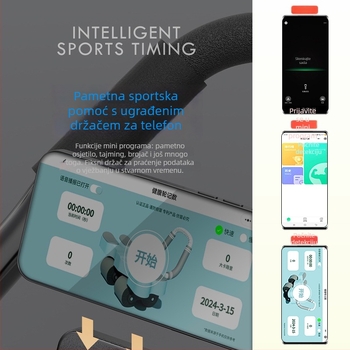 Qianhuang trbušni kotač – model Smart Internet APP, nepreklopni, težina 2.5 kg, pakiranje 8 kom, podrijetlo Zhejiang