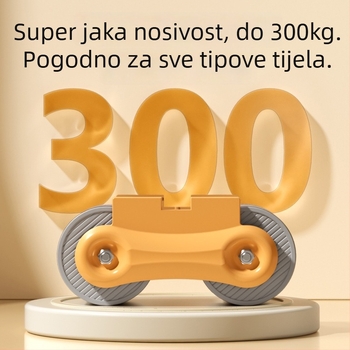 Abdominalni valjak s dvostrukom podrškom za lakte, ne-sklopiv, za kućnu upotrebu, model 550/560, težina 2,5 kg