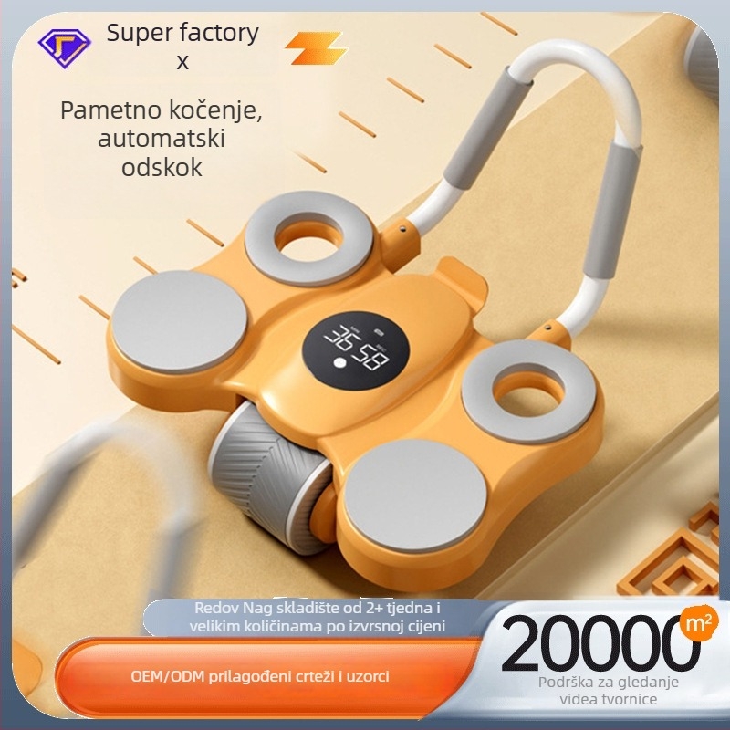 Abdominalni valjak s dvostrukom podrškom za lakte, ne-sklopiv, za kućnu upotrebu, model 550/560, težina 2,5 kg