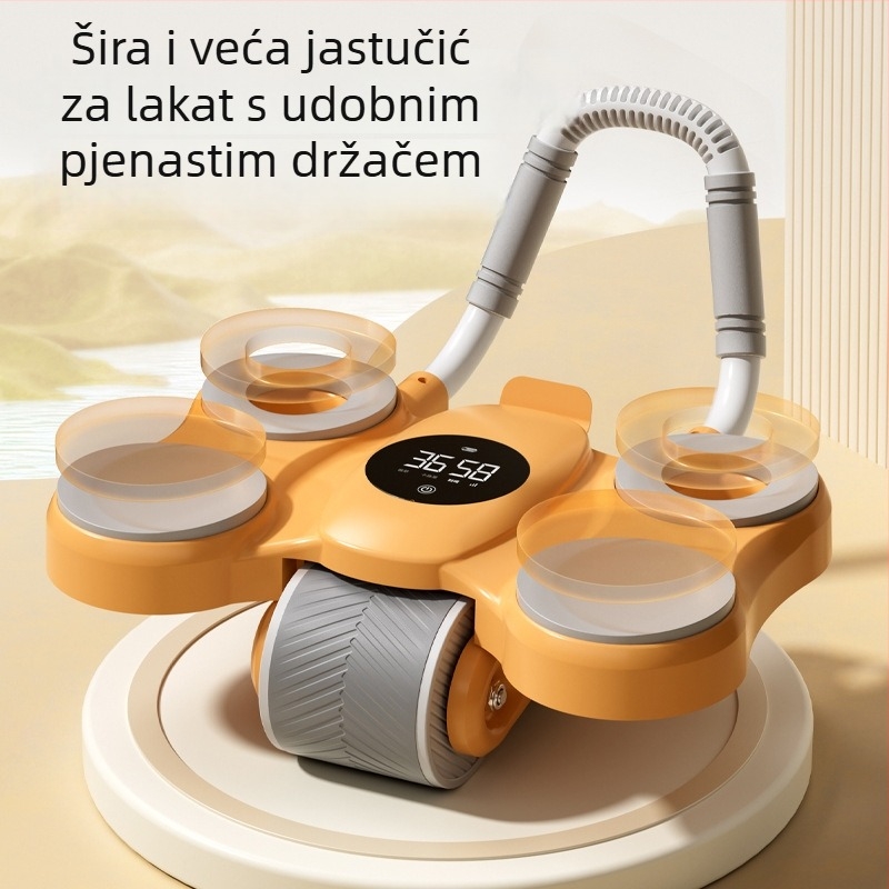 Abdominalni valjak s dvostrukom podrškom za lakte, ne-sklopiv, za kućnu upotrebu, model 550/560, težina 2,5 kg