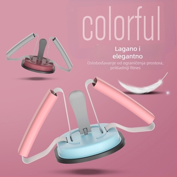 Emmy pomoćnik za trbušnjake s usisnim čašama, sklopivi kućni fitness uređaj