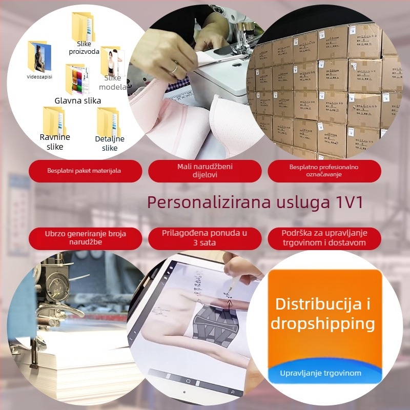 Orteza za gležanj s nafukljivom zračnom komorom za rehabilitaciju – prozračna, prilagodljiva podrška, poliester vlakno