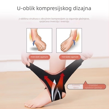 Tartini zaštita gležnja – poliester vlakna, za badminton, zaštita gležnja i rehabilitacija