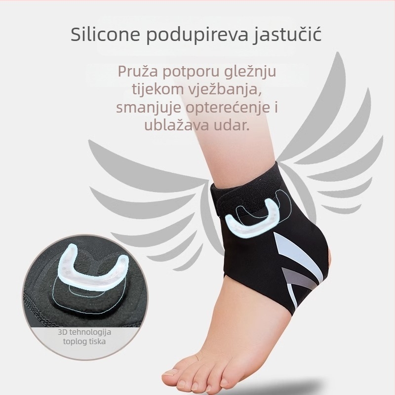 Tartini zaštita gležnja – poliester vlakna, za badminton, zaštita gležnja i rehabilitacija