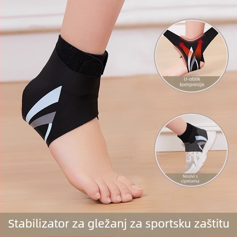 Tartini zaštita gležnja – poliester vlakna, za badminton, zaštita gležnja i rehabilitacija