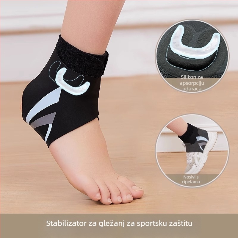 Tartini zaštita gležnja – poliester vlakna, za badminton, zaštita gležnja i rehabilitacija