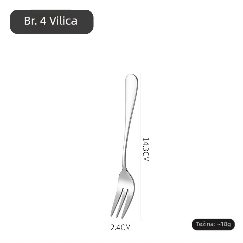 Set noževa, vilice i žlice u nordijskom stilu, od 410 nehrđajućeg čelika, polirani ogledni završetak, ručno izrađeno uz prilagođenu obradu.