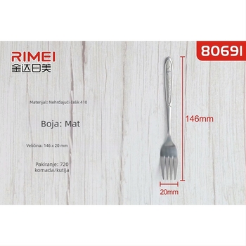 Set pribora od nehrđajućeg čelika – vilice i žlice, 201 nehrđajući čelik, ogledno poliranje, moderni minimalistički stil, za odrasle