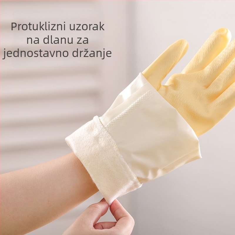 PVC rukavice za kućanstvo, debele, jednobojne, brend Comfortable