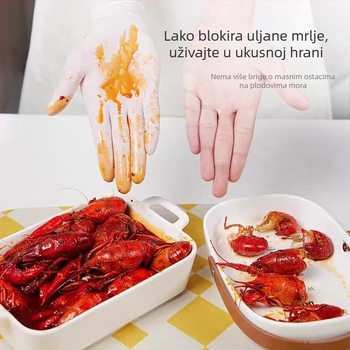 Green Doctor nitril jednorazne kućne rukavice za žene, debele