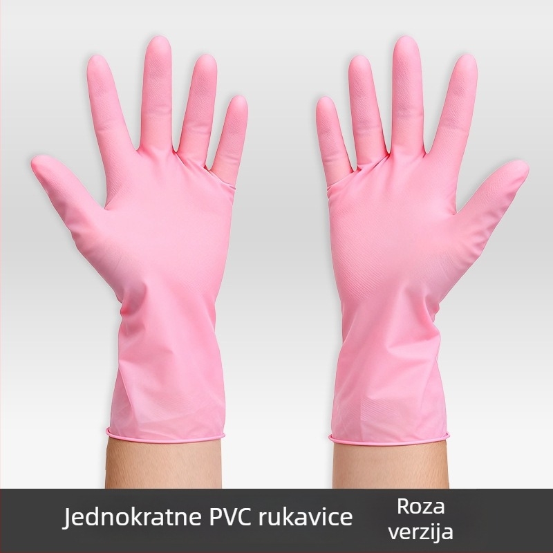 Rukavice za jednokratnu upotrebu, Marka: Jue nuo, Protuklizne funkcije, Jednobojni uzorak, Ispis logotipa dostupan, Šifra proizvoda: Ding qing gloves