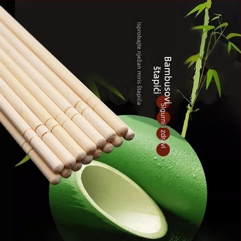 Jednokratni štapići za jelo, individualno pakirani, za restorane i brzu hranu, pakiranje od 100 ili 200 parova, biorazgradivo