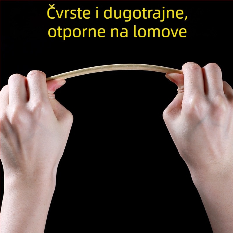 Jednokratni bambusovi štapići, individualno pakirani za komercijalno ugostiteljstvo, 50 parova po pakiranju, nisu prikladni za mikrovalnu, biološki razgradivi