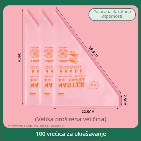 Dekorativna vrećica s jednokratnim nastavcima — komplet alata za ukrašavanje hrane za bebe, lansiran 2024.