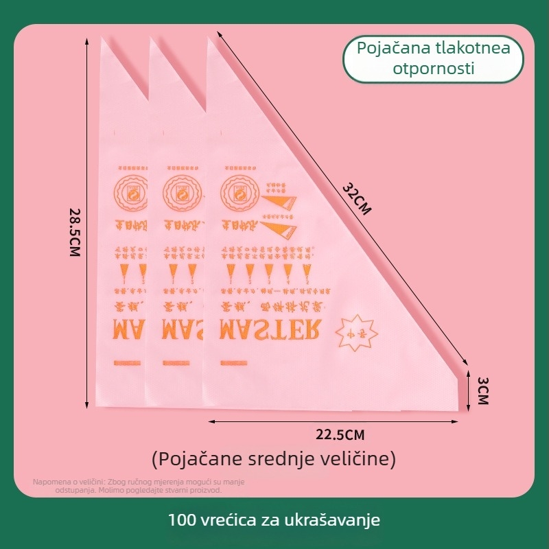 Dekorativna vrećica s jednokratnim nastavcima — komplet alata za ukrašavanje hrane za bebe, lansiran 2024.