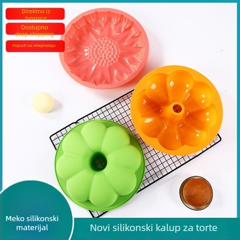 Nepravilnog oblika silikonska kalupa za kolače, silikon siguran za hranu, otporna na visoke temperature, pogodna za pećnicu