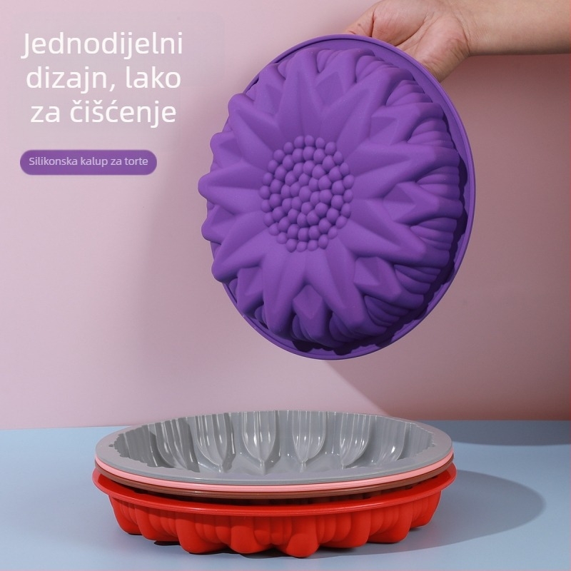 Nepravilnog oblika silikonska kalupa za kolače, silikon siguran za hranu, otporna na visoke temperature, pogodna za pećnicu