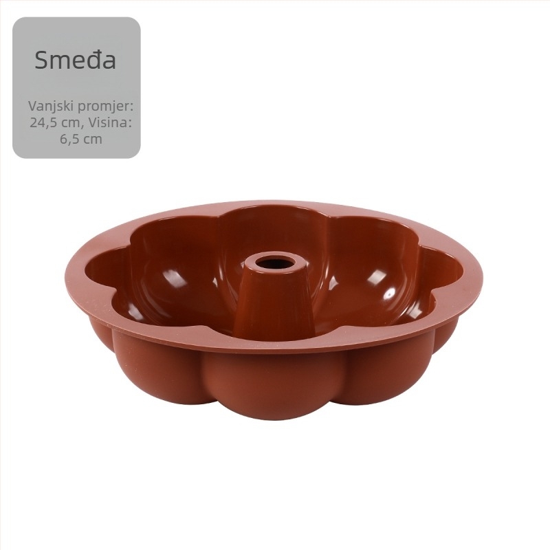 Nepravilnog oblika silikonska kalupa za kolače, silikon siguran za hranu, otporna na visoke temperature, pogodna za pećnicu