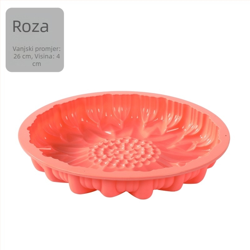 Nepravilnog oblika silikonska kalupa za kolače, silikon siguran za hranu, otporna na visoke temperature, pogodna za pećnicu