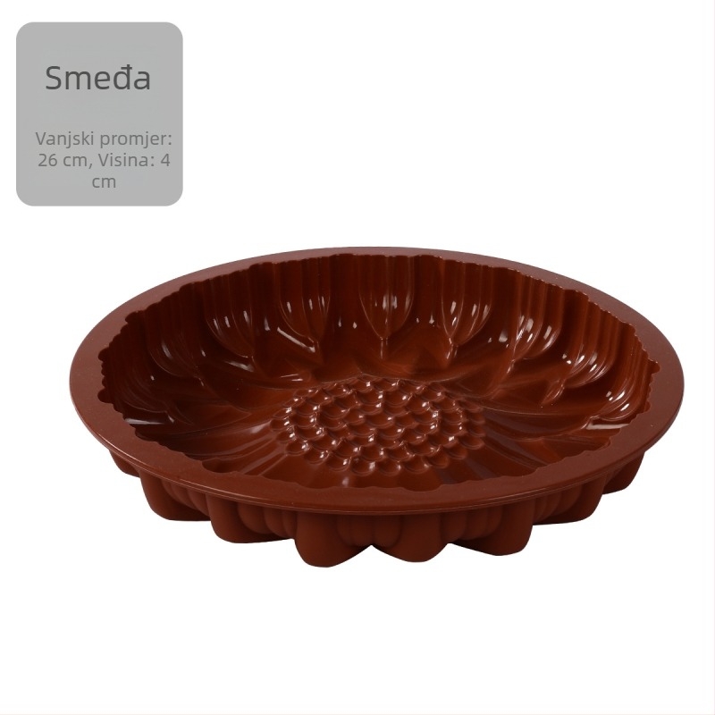 Nepravilnog oblika silikonska kalupa za kolače, silikon siguran za hranu, otporna na visoke temperature, pogodna za pećnicu