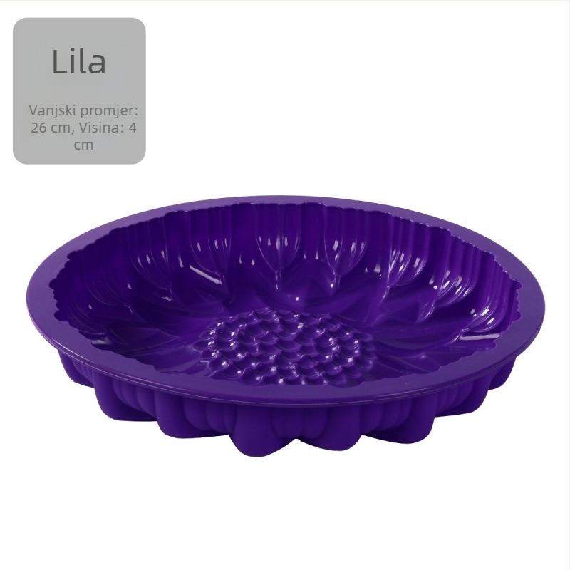 Nepravilnog oblika silikonska kalupa za kolače, silikon siguran za hranu, otporna na visoke temperature, pogodna za pećnicu