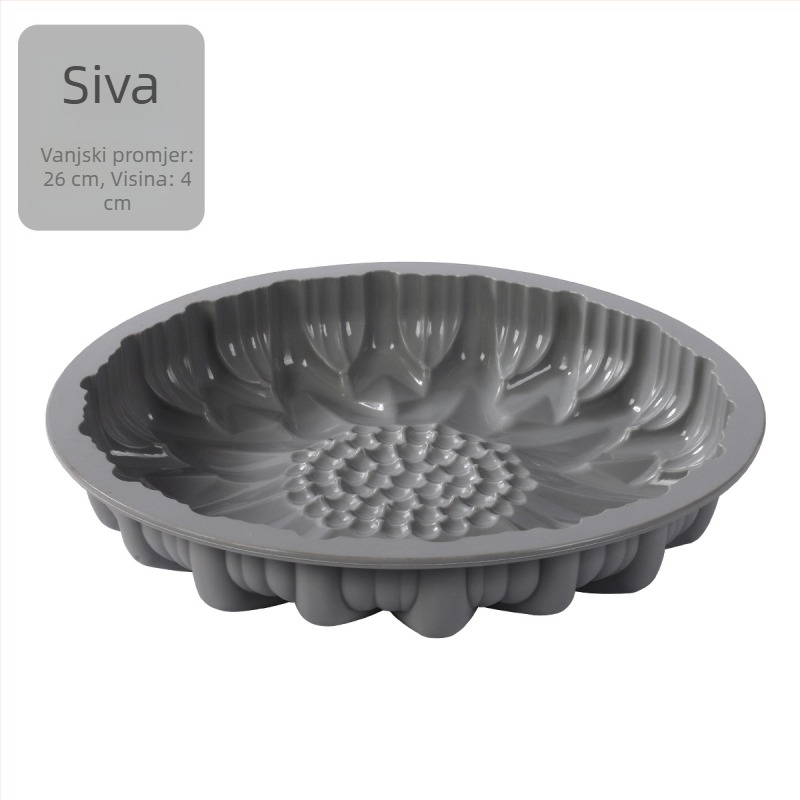 Nepravilnog oblika silikonska kalupa za kolače, silikon siguran za hranu, otporna na visoke temperature, pogodna za pećnicu