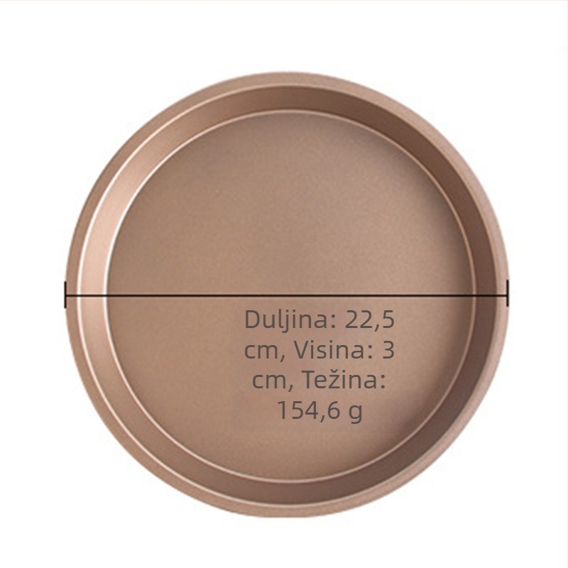 5-dijelni set kalupa za pečenje od karbonskog čelika za kućnu pećnicu, nepravilni oblici