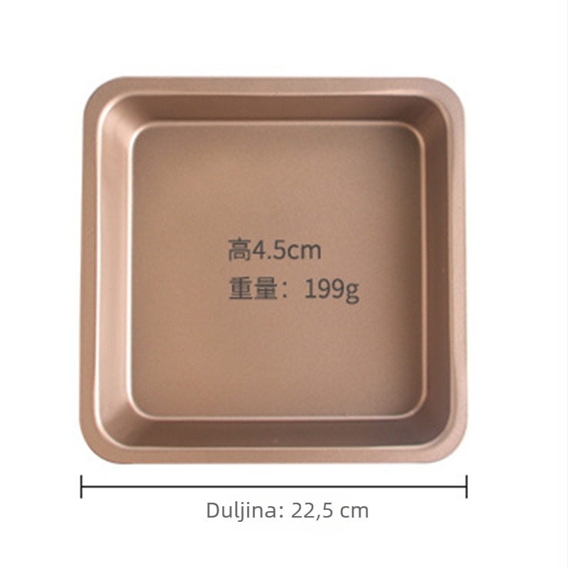 5-dijelni set kalupa za pečenje od karbonskog čelika za kućnu pećnicu, nepravilni oblici