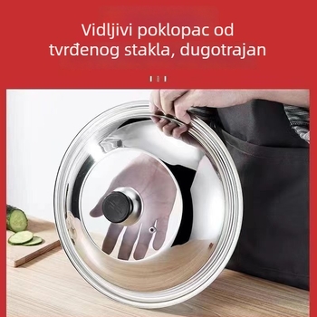 Poklop za wok od nehrđajućeg čelika, model ZHGG001, težina 1-3, Premium, moderno stil