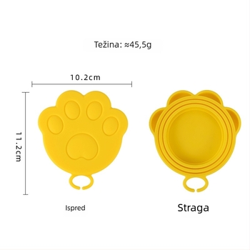 Poklop za konzervu za mačke, silikonски poklop za zatvaranje, univerzalni poklop za konzerve za kućne ljubimce, Magnificent brend, Stil: sladak, Tip stila: svježe i slatko, Ovlaštena privatna marka