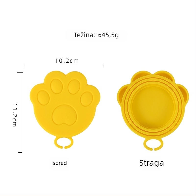 Poklop za konzervu za mačke, silikonски poklop za zatvaranje, univerzalni poklop za konzerve za kućne ljubimce, Magnificent brend, Stil: sladak, Tip stila: svježe i slatko, Ovlaštena privatna marka