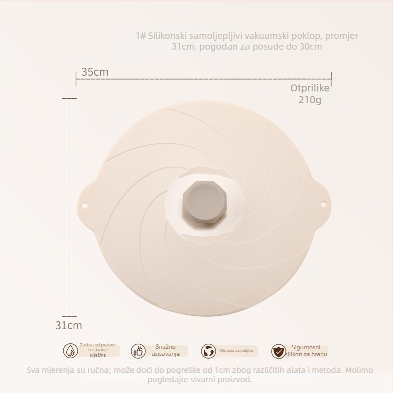 Keidason silikonski poklopci za vakuumsko čuvanje svježine, šestodijelni set