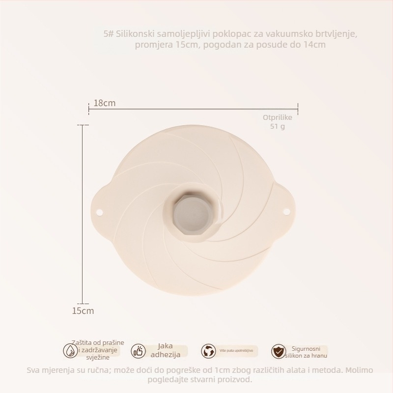 Keidason silikonski poklopci za vakuumsko čuvanje svježine, šestodijelni set