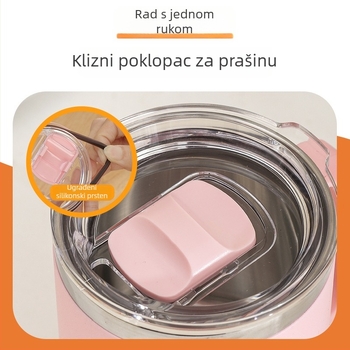 SEALLOCK 304 nehrđajući čelik šalica za kavu s poklopcem – poklon za poslovna i promotivna darivanja