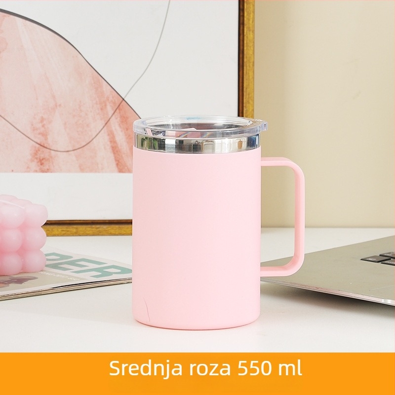 SEALLOCK 304 nehrđajući čelik šalica za kavu s poklopcem – poklon za poslovna i promotivna darivanja