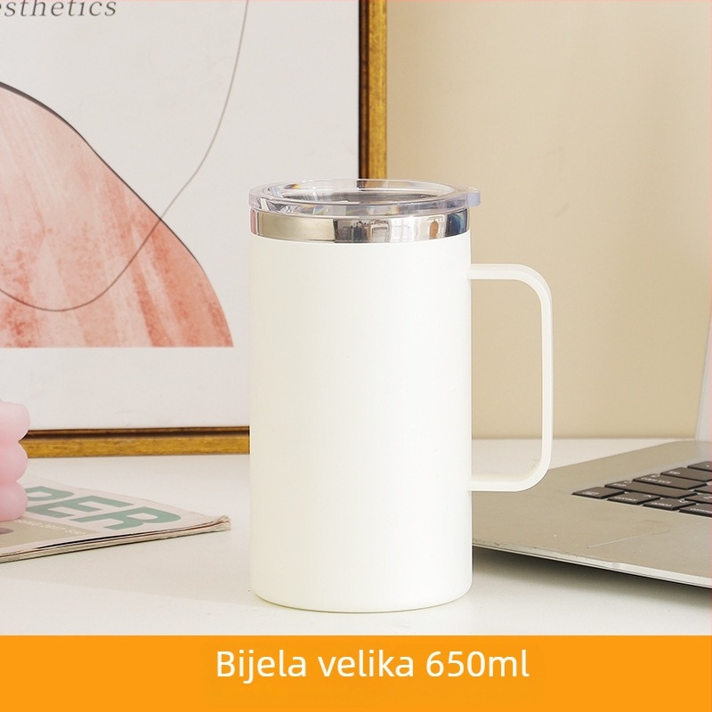 SEALLOCK 304 nehrđajući čelik šalica za kavu s poklopcem – poklon za poslovna i promotivna darivanja