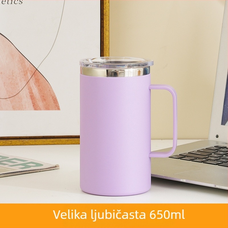 SEALLOCK 304 nehrđajući čelik šalica za kavu s poklopcem – poklon za poslovna i promotivna darivanja